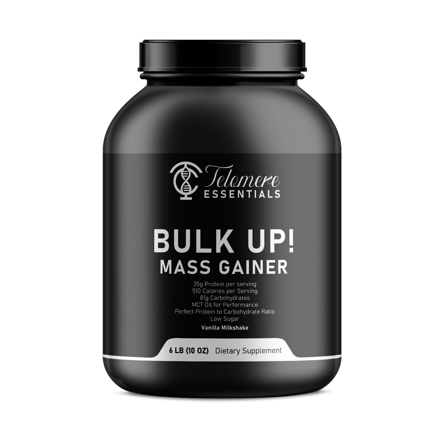 6lb Bulk Up! Mass Gainer Vanilla Milkshake w/Low Sugar
