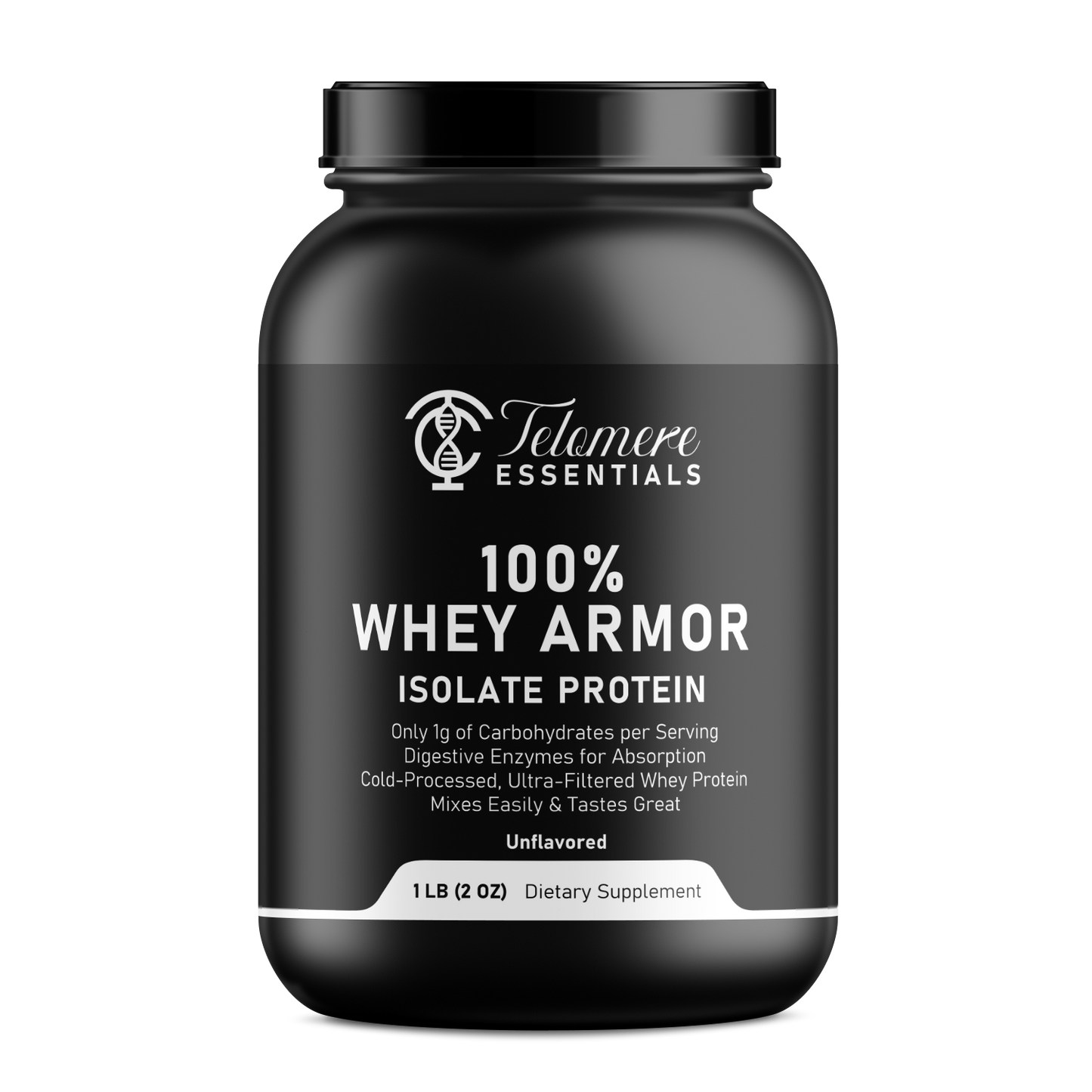 1lb Whey Armor Isolate Protein Unflavored