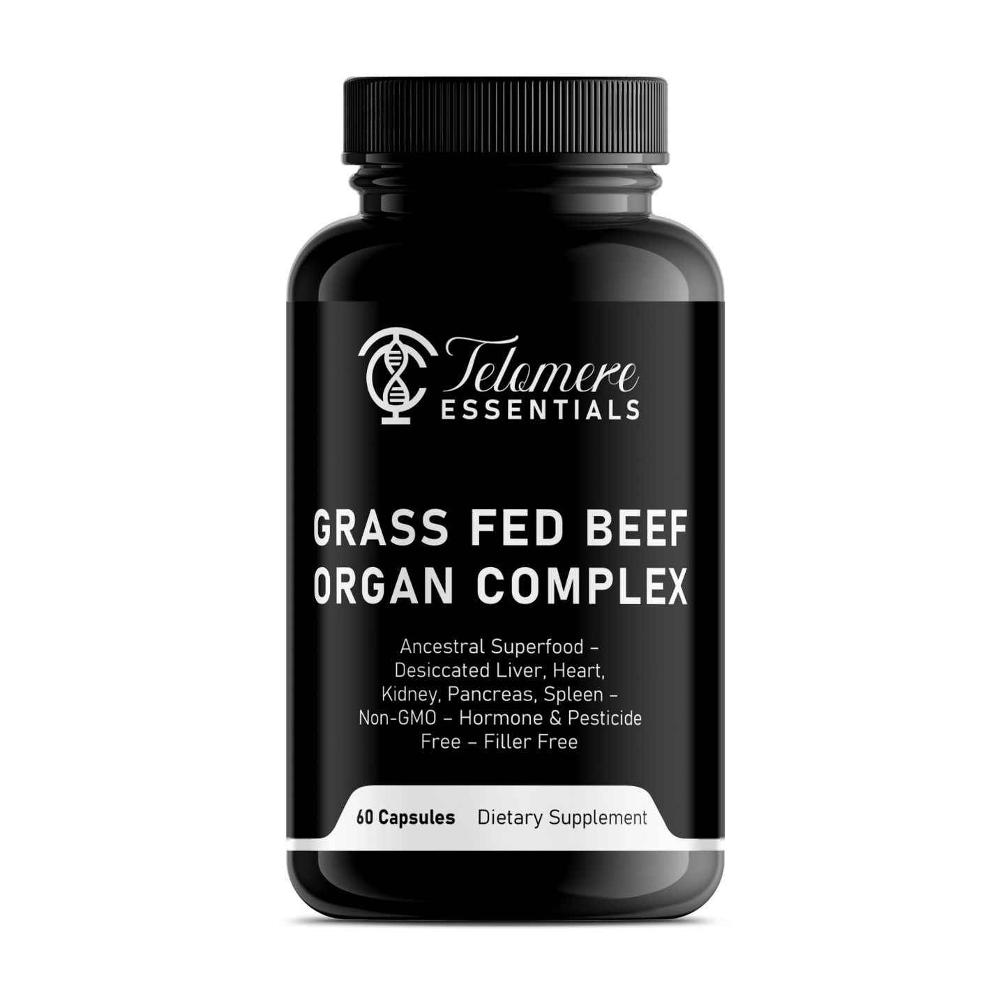 Grass Fed Beef Organ Complex – Ancestral Superfood – Desiccated Liver, Heart, Kidney, Pancreas, Spleen