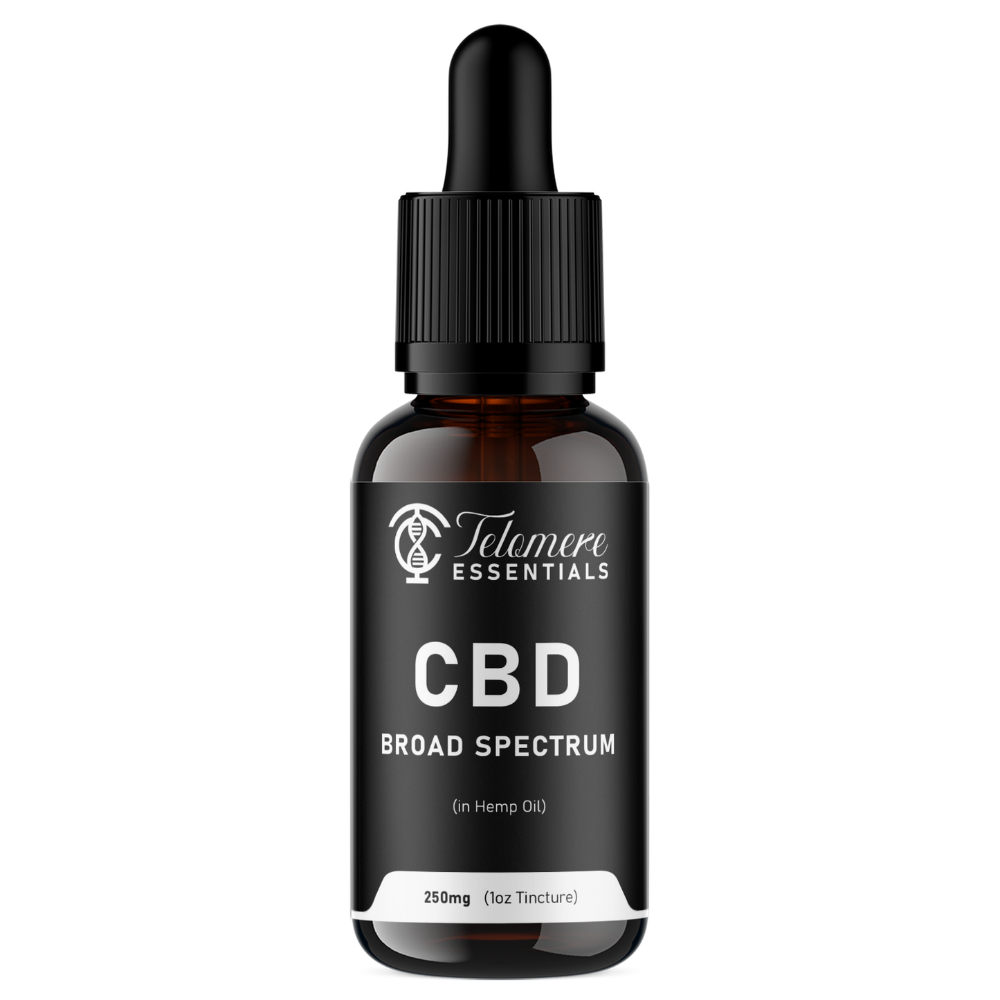 CBD Broad Spectrum (in Hemp Oil) – 250mg (1oz Tincture)