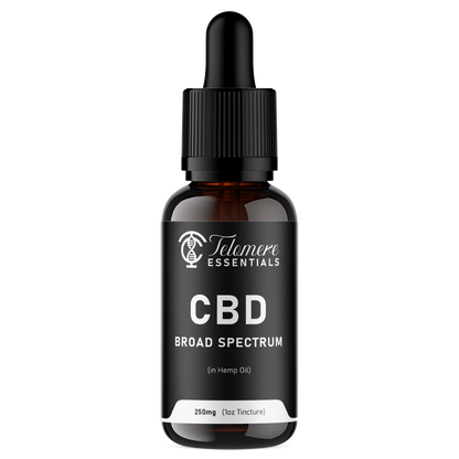 CBD Broad Spectrum (in Hemp Oil) – 250mg (1oz Tincture)