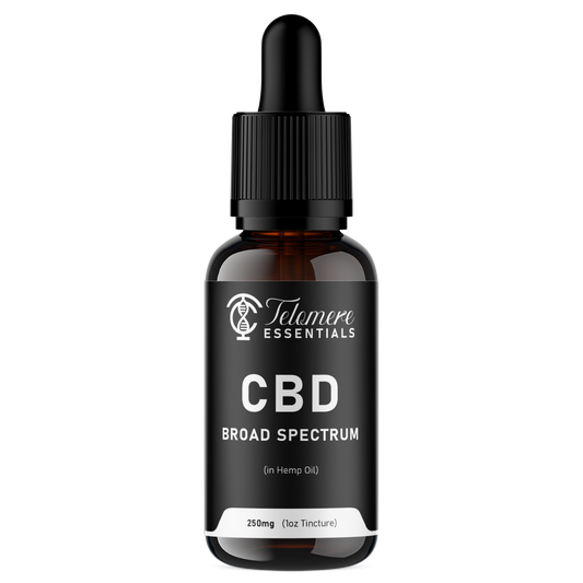 CBD Broad Spectrum (in Hemp Oil) – 250mg (1oz Tincture)