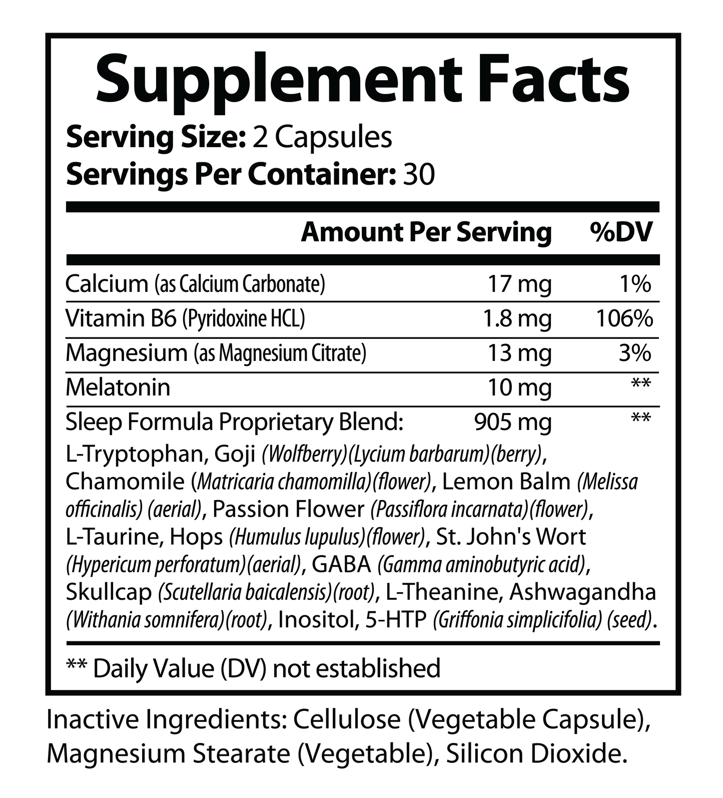 Sleep Formula